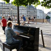 Paris 4e- Ile Saint Louis - piano