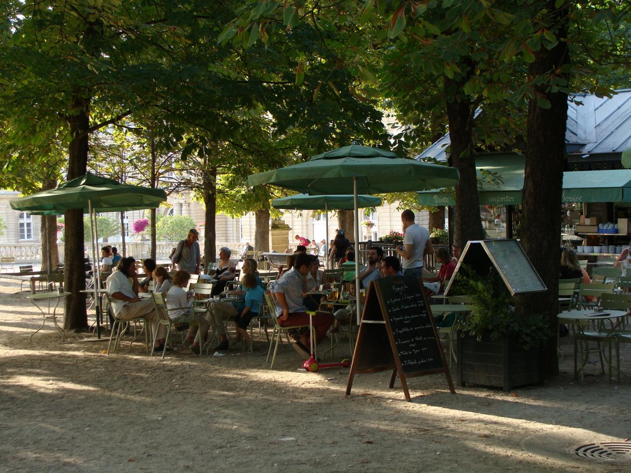 Paris - Jardin du Luxembourg - restaurant