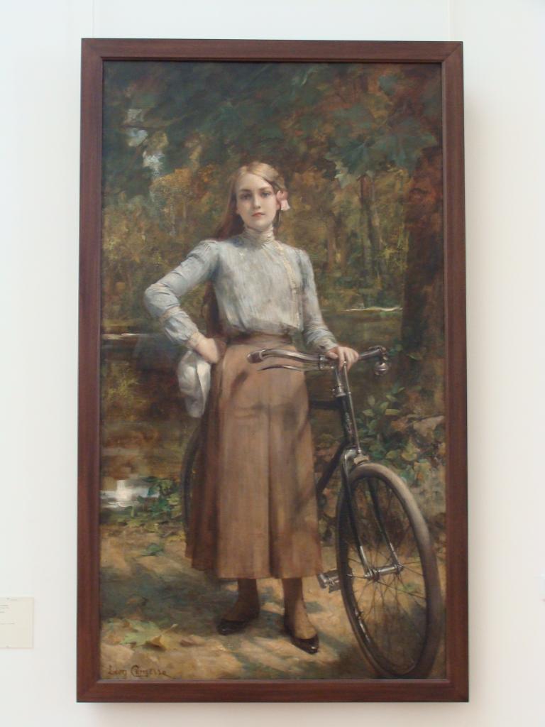 Paris - peinture cycliste